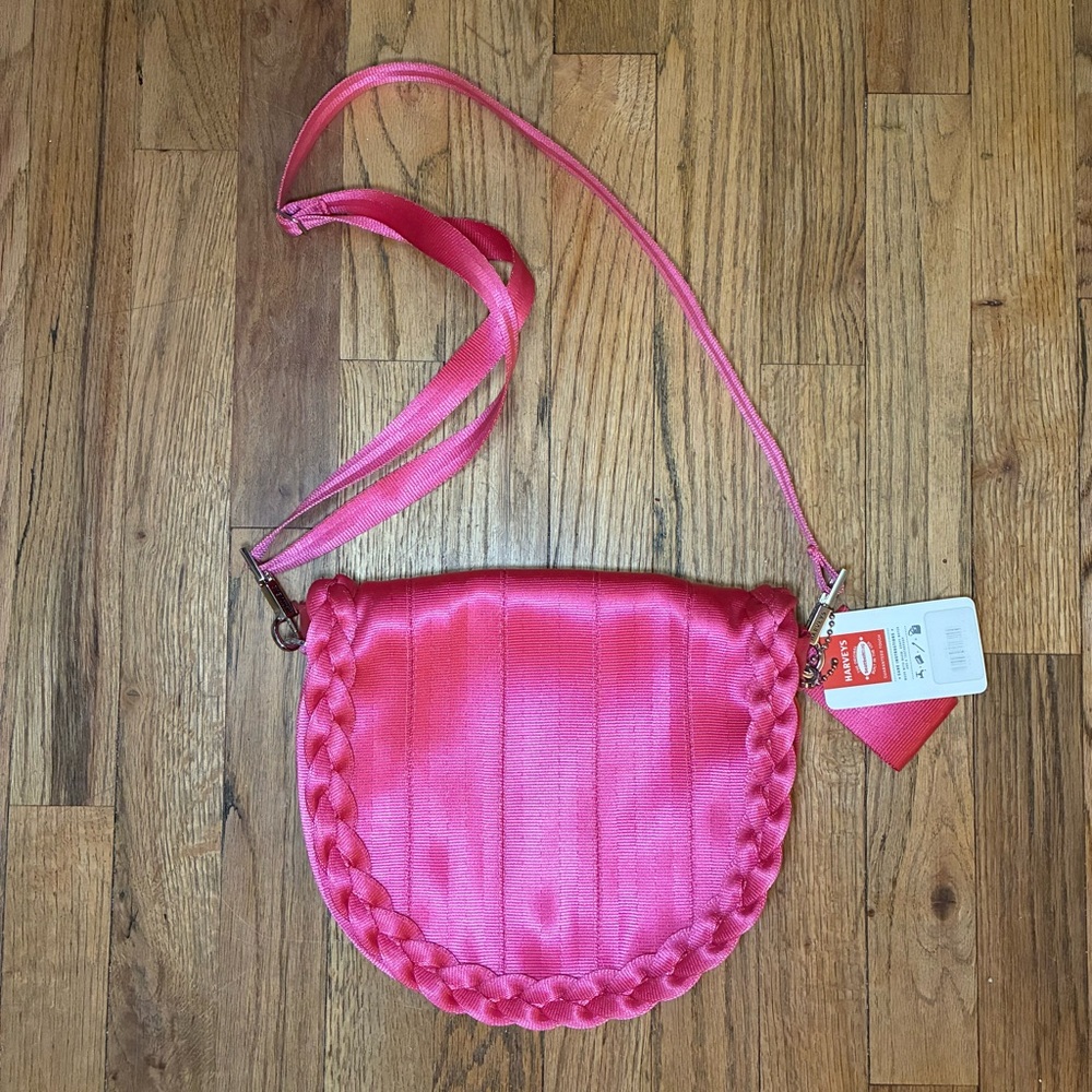 Harvey’s Seatbelt Grapefruit Sophia Saddle Bag Crossbody
